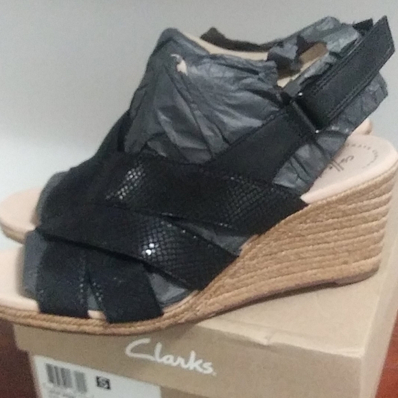 NWT Clarks Wedges - Picture 3 of 5